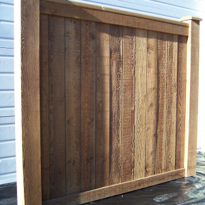 Cedar Fence Section | Solid | Privacy Style