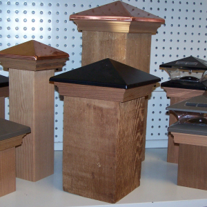Post Caps | Decorative | Cedar | Copper | Black | 4×4 | 6×6 | 8x8