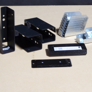 Fence Rail Brackets | 2×4 | 2×6 | 2×8 | Black