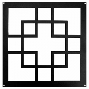 Gate Insert | Geo | 11×11 | Black | NI