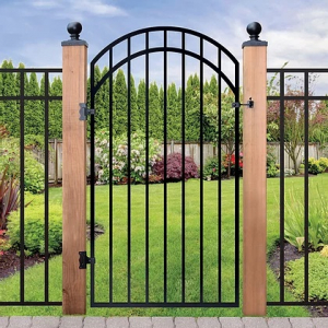 Gate | Aluminum | Black | 3' | 4' | NI