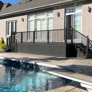 Deck Railing | Aluminum | Black
