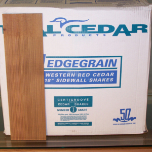 Grooved Sidewall Shingles | Profile | Cedar